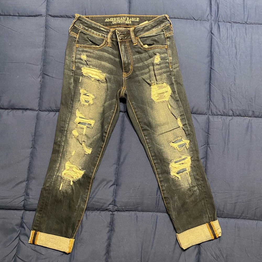 American Eagle crop jeggings